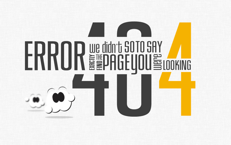 404 Errors 404 Errors