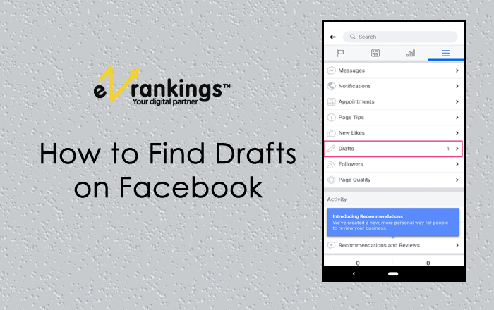 How to Find Drafts on Facebook for PC, Android & iOS How to Find Drafts on Facebook for PC, Android & iOS
